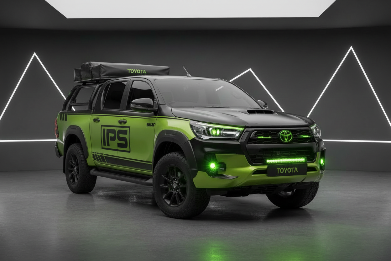 Toyota Hilux with IPS branding